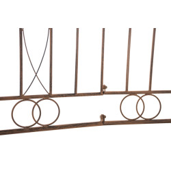 Set di 4 recinzioni da giardino Mangold antico marrone