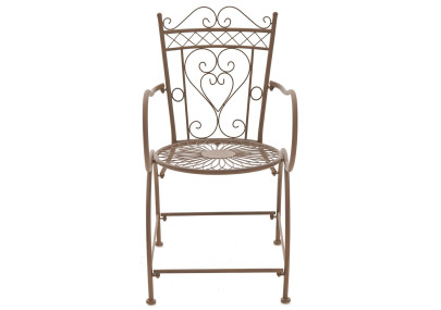 Ensemble de 2 chaises Sheela marron antique