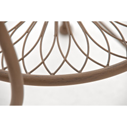 Set de 2 Sillas de jardín Sheela Marrón antiguo