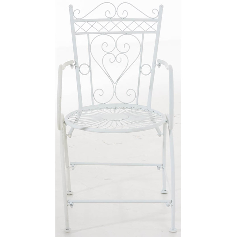 Ensemble de 2 chaises Sheela, blanches