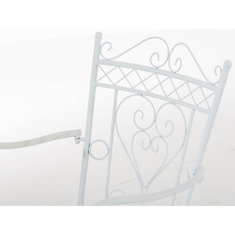 Set de 2 Sillas de jardín Sheela Blanco