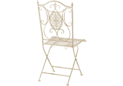 Ensemble de 2 chaises Sibell crème antique