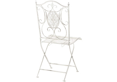 Ensemble de 2 chaises Sibell blanc antique