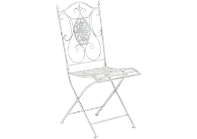 Ensemble de 2 chaises Sibell blanc antique