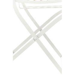 Ensemble de 2 chaises Sibell, blanches