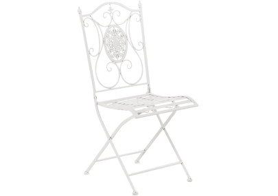 Set di 2 sedie pieghevoli Sibell bianco