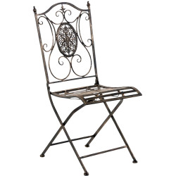 Set di 2 sedie pieghevoli Sibell bronzo