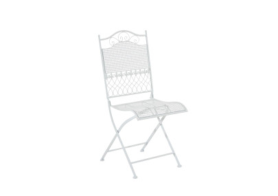 Ensemble de 2 chaises de jardin Kiran blanches