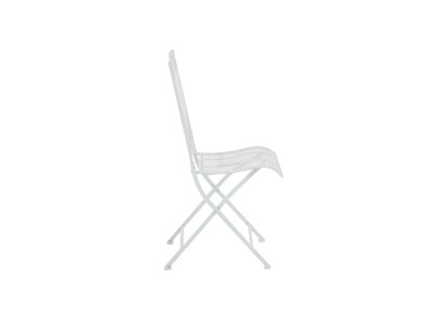 Ensemble de 2 chaises de jardin Kiran blanches
