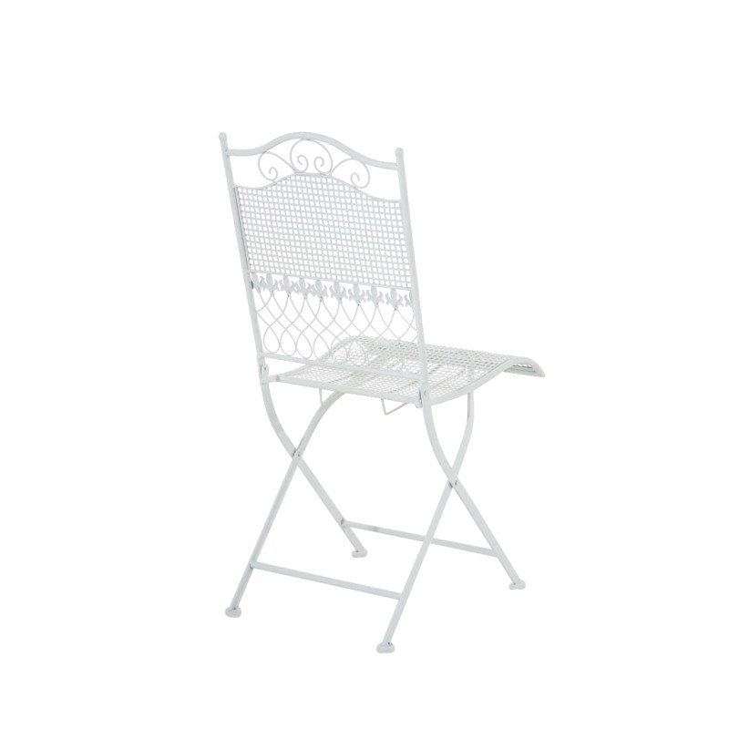 Ensemble de 2 chaises de jardin Kiran blanches