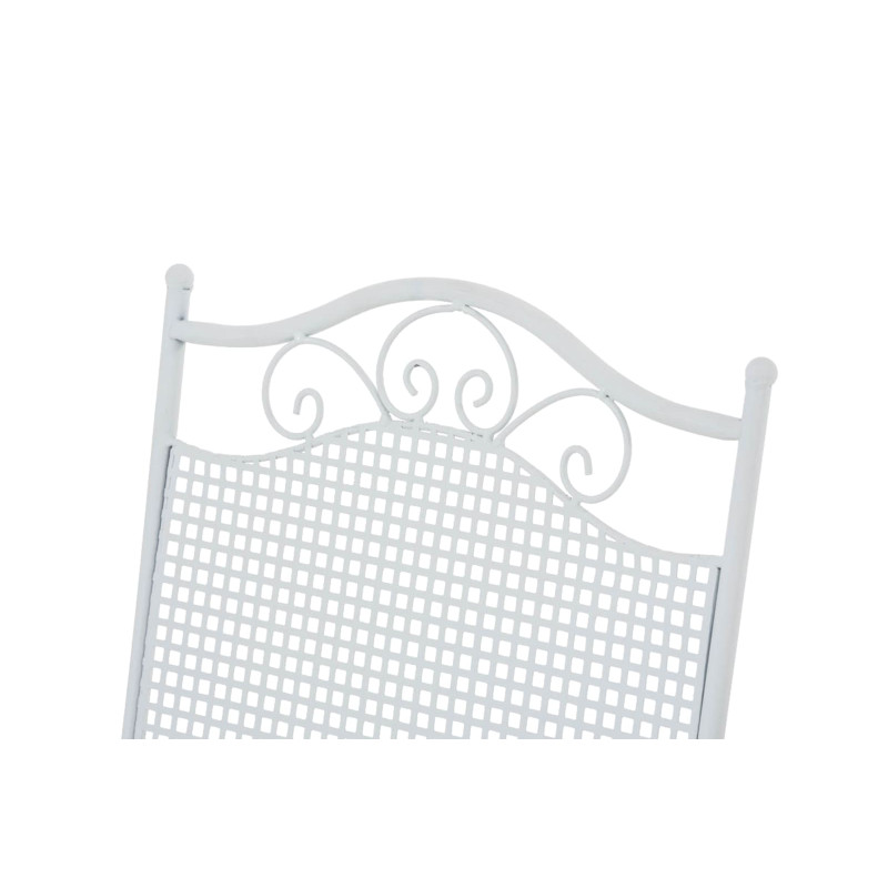 Ensemble de 2 chaises de jardin Kiran blanches