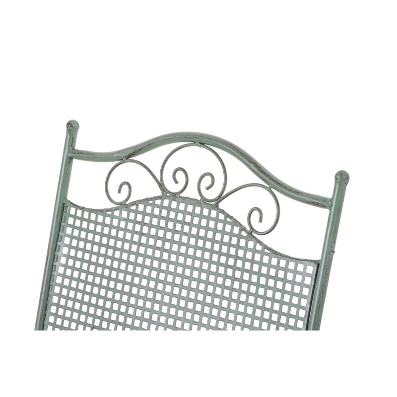 Ensemble de 2 chaises de jardin Kiran vert antique