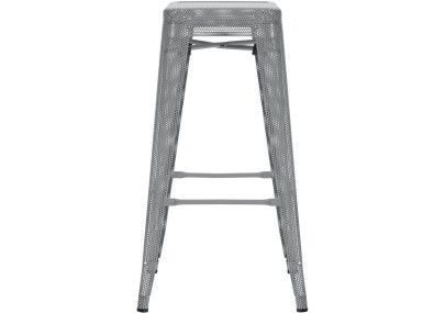 Tabouret de bar argenté Fletcher