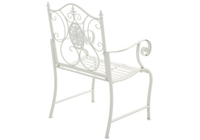 Ensemble de 2 chaises de jardin blanches du Pendjab