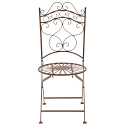 Ensemble de 2 chaises Indra marron antique