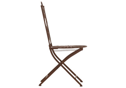 Ensemble de 2 chaises Indra marron antique