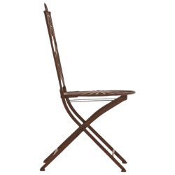 Set di 2 sedie Indra antico marrone