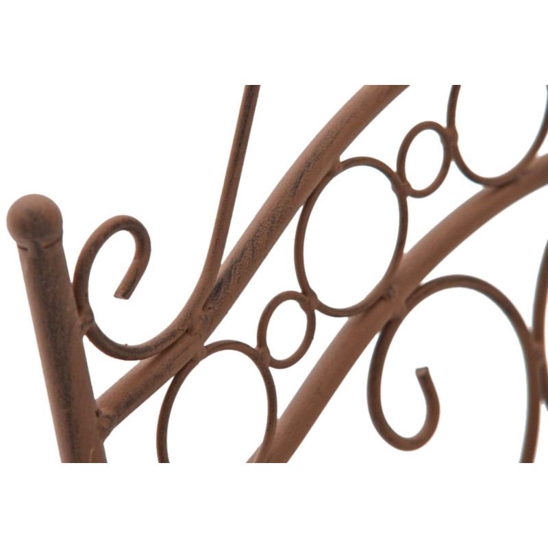 Juego de 2 sillas para jardín Indra plegables Marrón antiguo