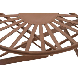 Ensemble de 2 chaises Indra marron antique