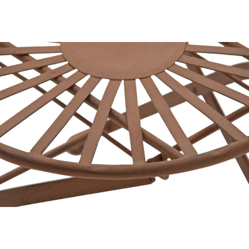 Ensemble de 2 chaises Indra marron antique