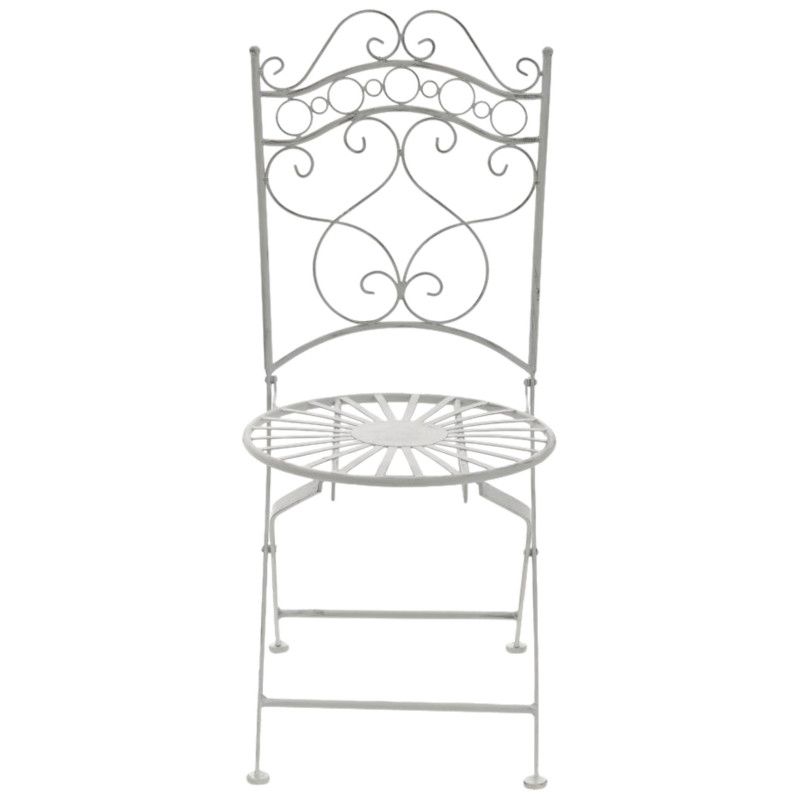 Ensemble de 2 chaises Indra blanc antique