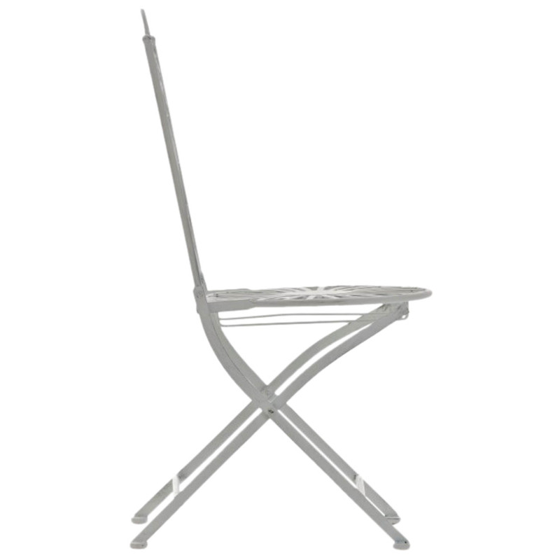 Ensemble de 2 chaises Indra blanc antique