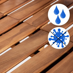 Banc en teck Luka 150 cm