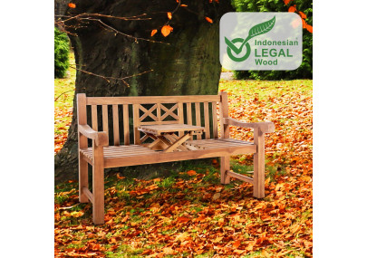 Banc en teck Luka 150 cm