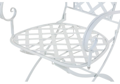 Ensemble de 2 chaises Adara, blanches