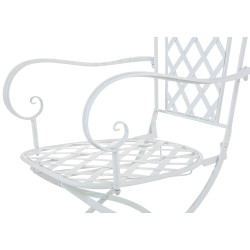 Ensemble de 2 chaises Adara, blanches