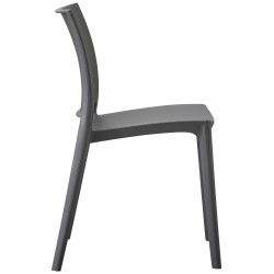 Chaise Meton, gris foncé