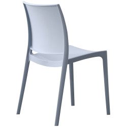 Chaise Meton, gris clair