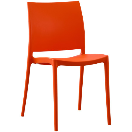 Chaise Meton, orange