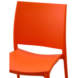 Chaise Meton, orange