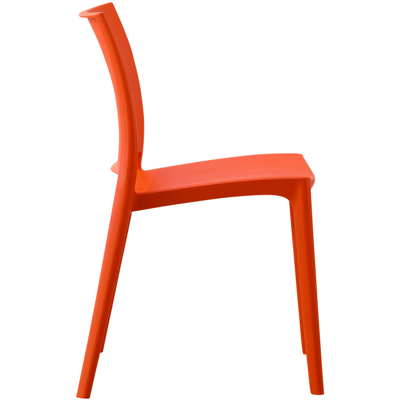 Silla de jardín Meton Naranja