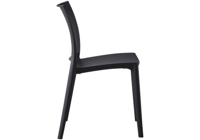 Silla de jardín Meton Negro
