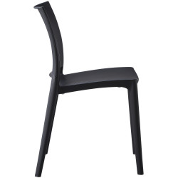 Chaise Meton, noire