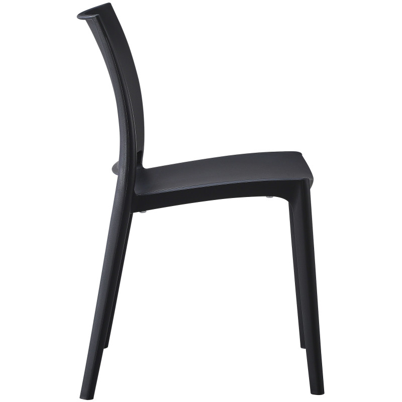 Chaise Meton, noire