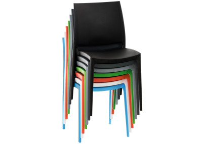 Silla de jardín Meton Negro