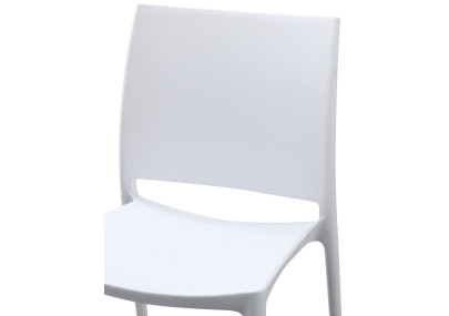 Chaise Meton, blanche