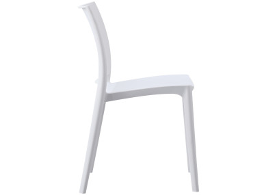 Silla de jardín Meton Blanco
