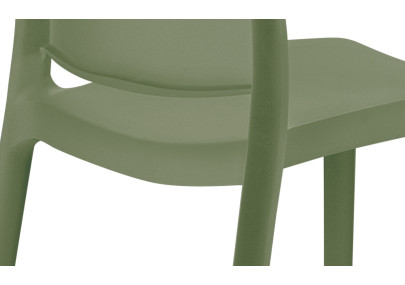 Silla Apilable Maya oliva