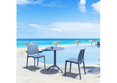 Silla Apilable Maya oliva