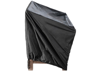 Funda para banco de jardín de 120 cm Negro