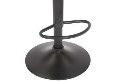 Lot de 2 tabourets de bar Jamie velours noir