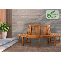 Baumbank Leming halbrund 200 cm