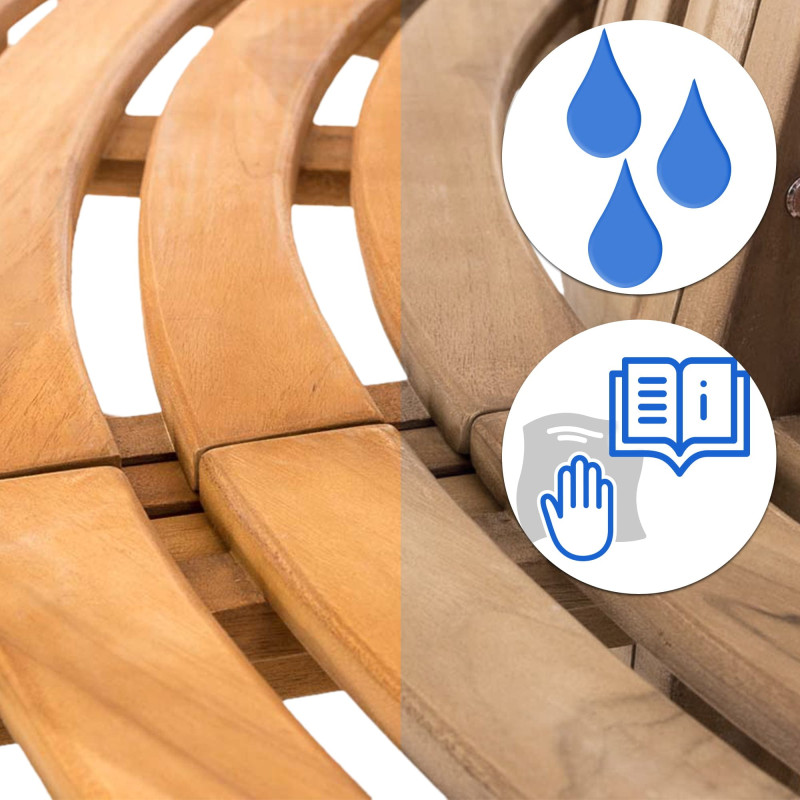 Banco semicircular Leming 250 cm