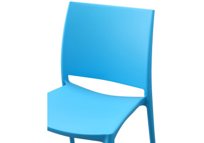 Ensemble de 2 chaises, bleu Meton