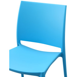 Ensemble de 2 chaises, bleu Meton