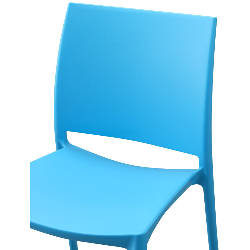 Ensemble de 2 chaises, bleu Meton